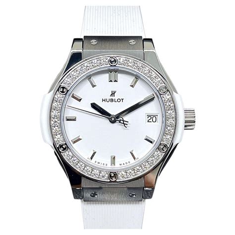 hublot 581ne2010lr|Hublot Classic Fusion Mat White Dial Ladies White Diamonds.